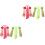 4Pcs Adjustable Skipping Ropes for Kids Durable Portable Jumping Ropes 3