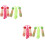 4Pcs Adjustable Skipping Ropes for Kids Durable Portable Jumping Ropes 6