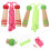 4Pcs Adjustable Skipping Ropes for Kids Durable Portable Jumping Ropes 8