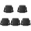 5Pcs Black Men Business Briefcase Lightweight Nylon Storage Bag 2