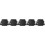 5Pcs Black Men Business Briefcase Lightweight Nylon Storage Bag 9