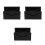 3Pcs Black Acrylic Mail Organizer Desktop Holder for Office and School 4