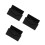 3Pcs Black Acrylic Mail Organizer Desktop Holder for Office and School 5