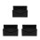 3Pcs Black Acrylic Mail Organizer Desktop Holder for Office and School 6