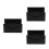3Pcs Black Acrylic Mail Organizer Desktop Holder for Office and School 7