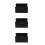 3Pcs Black Acrylic Mail Organizer Desktop Holder for Office and School 8