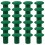 24pcs plastic round safety caps for garden bamboo support sticks 10