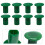 24pcs plastic round safety caps for garden bamboo support sticks 11
