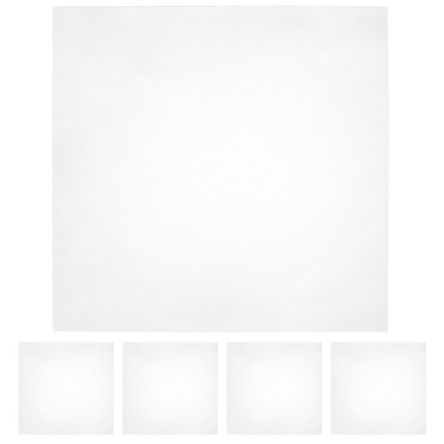 5 Pcs Clear Tarp Transparent Acrylic Sheet For Crafts 2