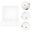 5 Pcs Clear Tarp Transparent Acrylic Sheet For Crafts 6