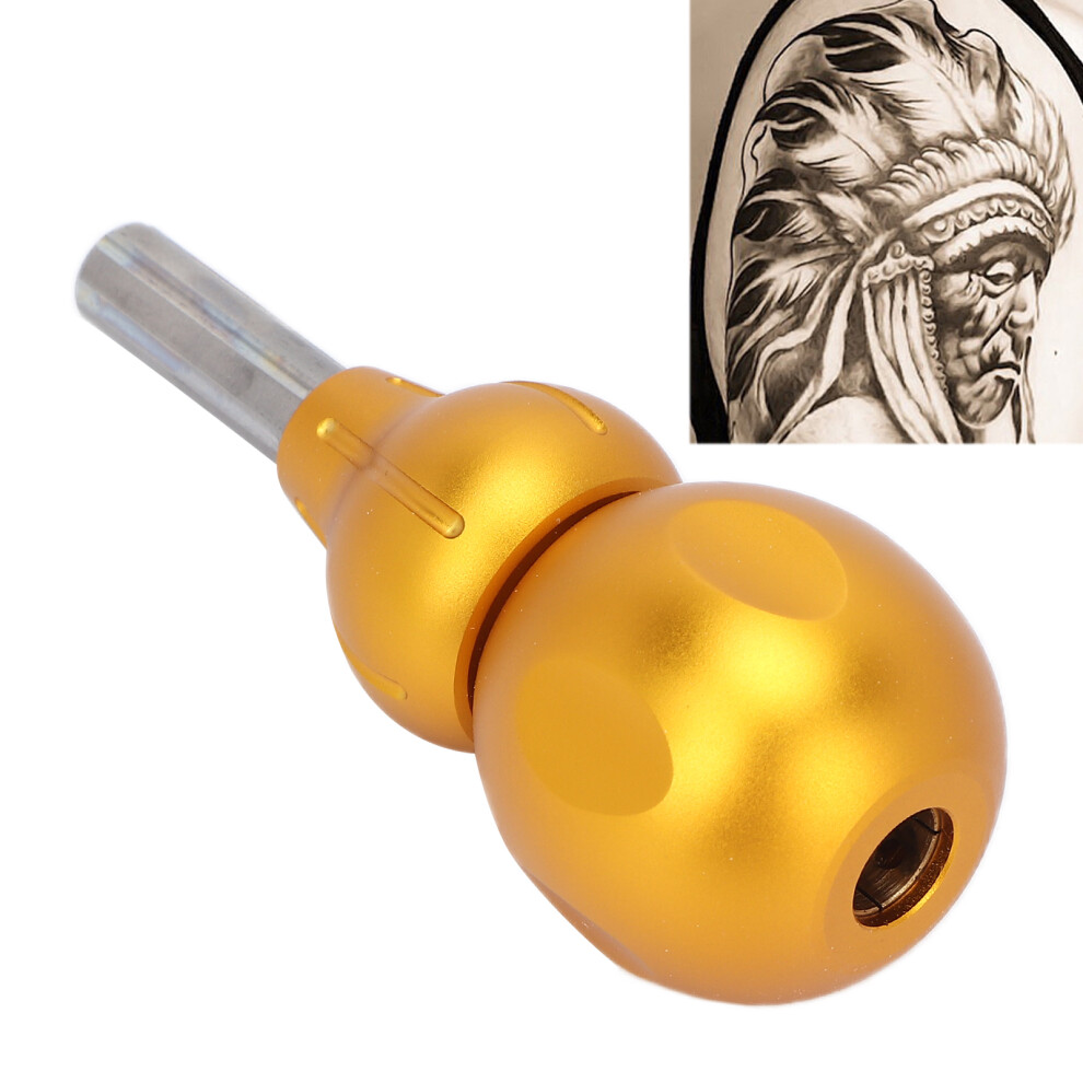 Gold Aluminum Alloy Tattoo Cartridge Grip 32Mm For Coil Tattoo Machines