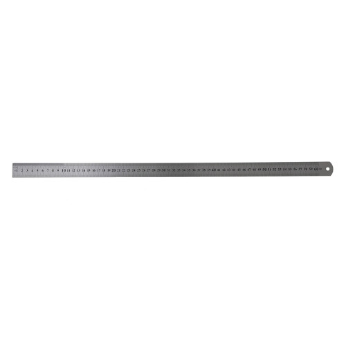 2X Stainless Metal Measuring Straight Ruler 60cm