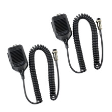 2X HM-36 Hand Speaker Mic Microphone for Radio IC-718 IC-78 IC-765 IC-761 IC-7200 IC-7600