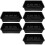 6Pcs Black Starter Tray Kit Propagation Trays with High Bottom Design 6