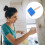 Rubber Wood Grain Tool Blue for Easy Reusable DIY Wall Decoration 4