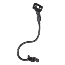 Flexible Microphone Stand 30cm Telescopic Hose Support Gooseneck Desktop Mount