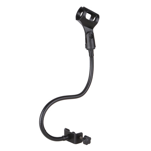 Flexible Microphone Stand 30cm Telescopic Hose Support Gooseneck Desktop Mount