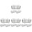 12Pcs Anti-Rust Black Hanging Wire Baskets Multi-Use Wall Storage 2