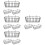 12Pcs Anti-Rust Black Hanging Wire Baskets Multi-Use Wall Storage 7