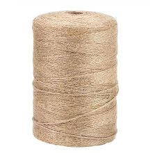 656ft Twine String, HempJute Rope Cord Twine for ChristmasDecorations, Arts & Crafts,Gift Wrapping, String