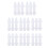 8Pcs White Plastic Garden Fence Decorative Picket Landscape Edging 3