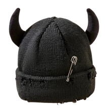 Cold-Weather Knit Hat with Adjustable Safetys Pin Earflaps, Insulated Acrylic Design for Snow Sports & Urbans Commuting