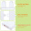 8Pcs White Plastic Garden Fence Decorative Picket Landscape Edging 6