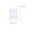 8Pcs White Plastic Garden Fence Decorative Picket Landscape Edging 7