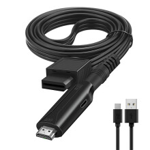 HD-videokonverterkabel USB-kabel til WII til HDMI-konverter, 720P60HZ/1080P60HZ