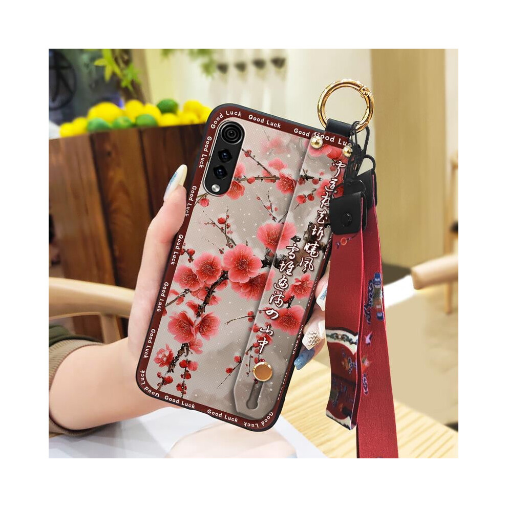 Phone Case Compatible With Lg Velvet 4G/5G – Shockproof, Anti-Knock, Ring Kickstand, Dirt-Resistant, Chinese Style Soft Case With Wrist Strap 9028731098258