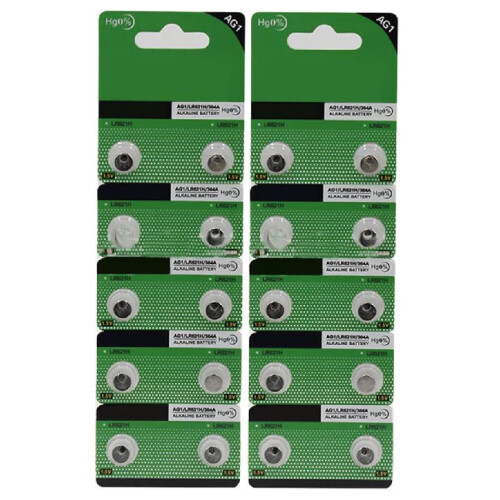 10pc/20pc AG1 LR621H High Capacity Button Batteries for Efficient Energy Supply