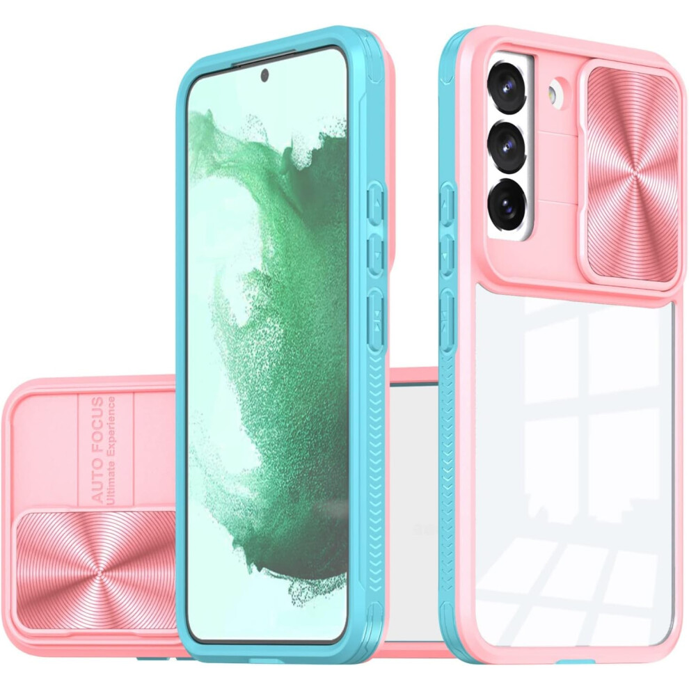 Clear Sliding Window Resin Phone Case For Samsung Galaxy S24 Ultra Â Transparent Lens, Shockproof & Drop-Proof 9479868453036