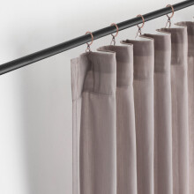 40 Sets Curtain Hooks Metal Iron Brown Copper for Heavy Curtain Fixing