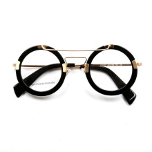 Unisex Vintage Round Acetate Eyeglasses Frames