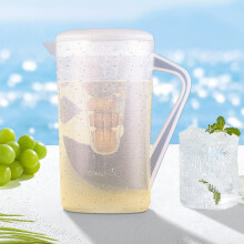 Large Capacity Cold Beverage Dispenser with Easy-Pour Faucet Refrigerator Safe Fruit Infuser Water Jug for Home and Party Use