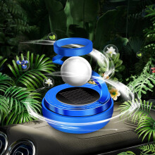 Premium Solar Powered Car Air Freshener with Odor Removal and Long-Lasting Scent for Automotive Interior High-End Design Auto Perfume