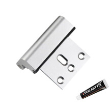 Home Security Door Reinforcement Lock with 800 lbs Force Resistance Easy Install for Indoor Bathroom Doors Child-Safe and Tamper-Resistant