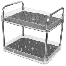 Multi Functional Transparent Dish Dryer Rack for Kitchen Countertop