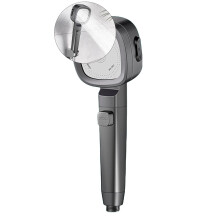 Handheld Shower Head with Multiple Jets Gray