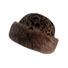 Cappello da donna invernale in pelliccia sintetica, caldo cappello in peluche effetto visone, cappello da pescatore soffice e morbido, cappello russo