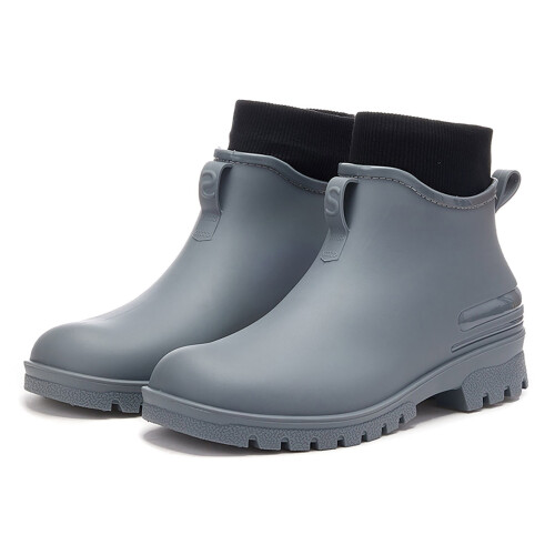 Wasserdichte Damen-Regenstiefel mit Baumwollfutter, 1 Paar