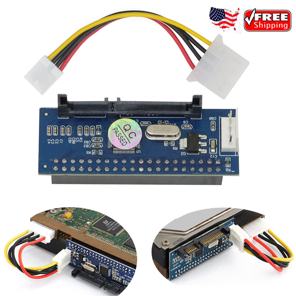 3.5" Hdd Ide To Serial Ata Sata Adapter Parallel To Serial Hard Drive Convertor 9028731694399