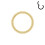 16G Clicker Nose Piercing Septum Ring Basic Gold Conch Helix Cartilage Piercing Earring 1