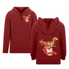 Kids Boys Printed Hooded Pullover Sweatshirt – Zipper Eyelet Design With Front Pocket, Casual Streetwear Style Hoodie, School Outfit And Playwear