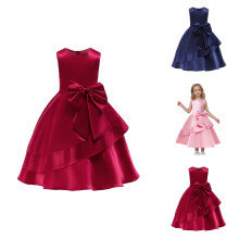 Pink Dress for Girls Modest Midi Bow Dress – Delicate Neck or Waist Bow Detail, Elegant Party Dress for Holiday, Family Dinner & Formal Visits