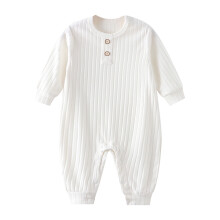 Batolata pro chlapce, teplé, zesílené, s dlouhým rukávem, žebrované, jednobarevné, pohodlné, dětské, unisex, 12-18 měsíců