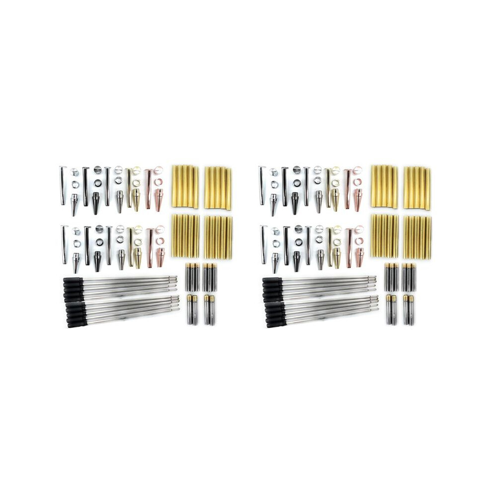 Slimline Wooden Twister Pen Set 20 Pcs, Various Finishes 7Mm Twister Pen Set 6032837163621