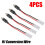 2 Pair H1 LED Conversion Wire Connector cable Adapter Kit For HID Headlight Bulb USA 1