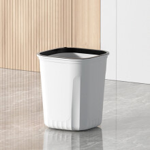 Lixeira de banheiro reforçada com alça para transporte e anel de pressão, grande capacidade para papel, ideal para sala de estar, banheiro e