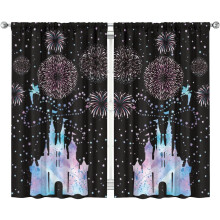Kids Nursery Curtains Print Pattern 41x63 Inch 2 Panels